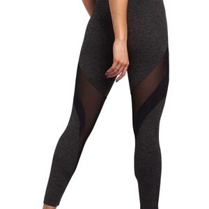 Koral Frame Women’s XS High Rise Activewear Legging Grey Black Gym Yoga Pilates
